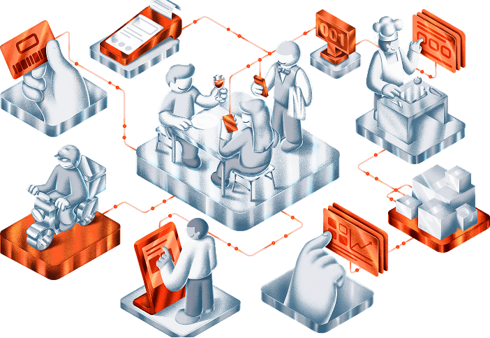 Visão geral do sistema para Bares e Restaurantes