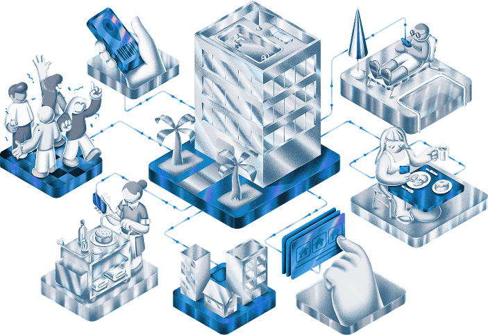 Visão geral do sistema para Hotéis e Pousadas